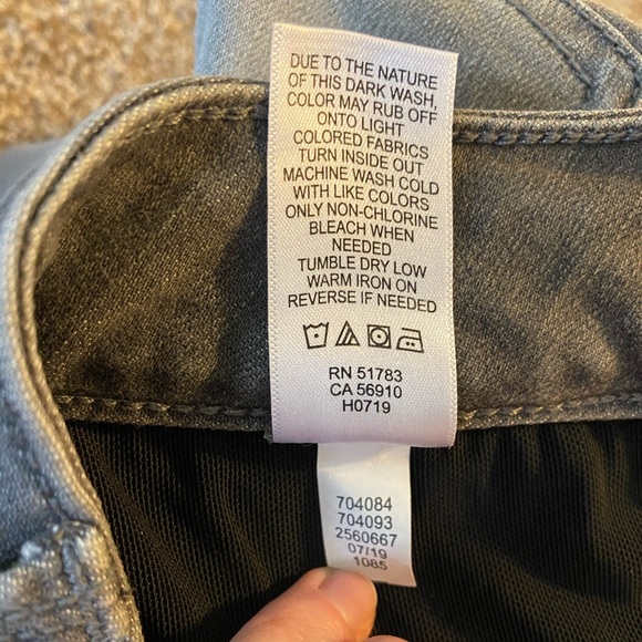 Maurices Gray High Rise Stretch Skinny Jeans - Picture 8 of 8